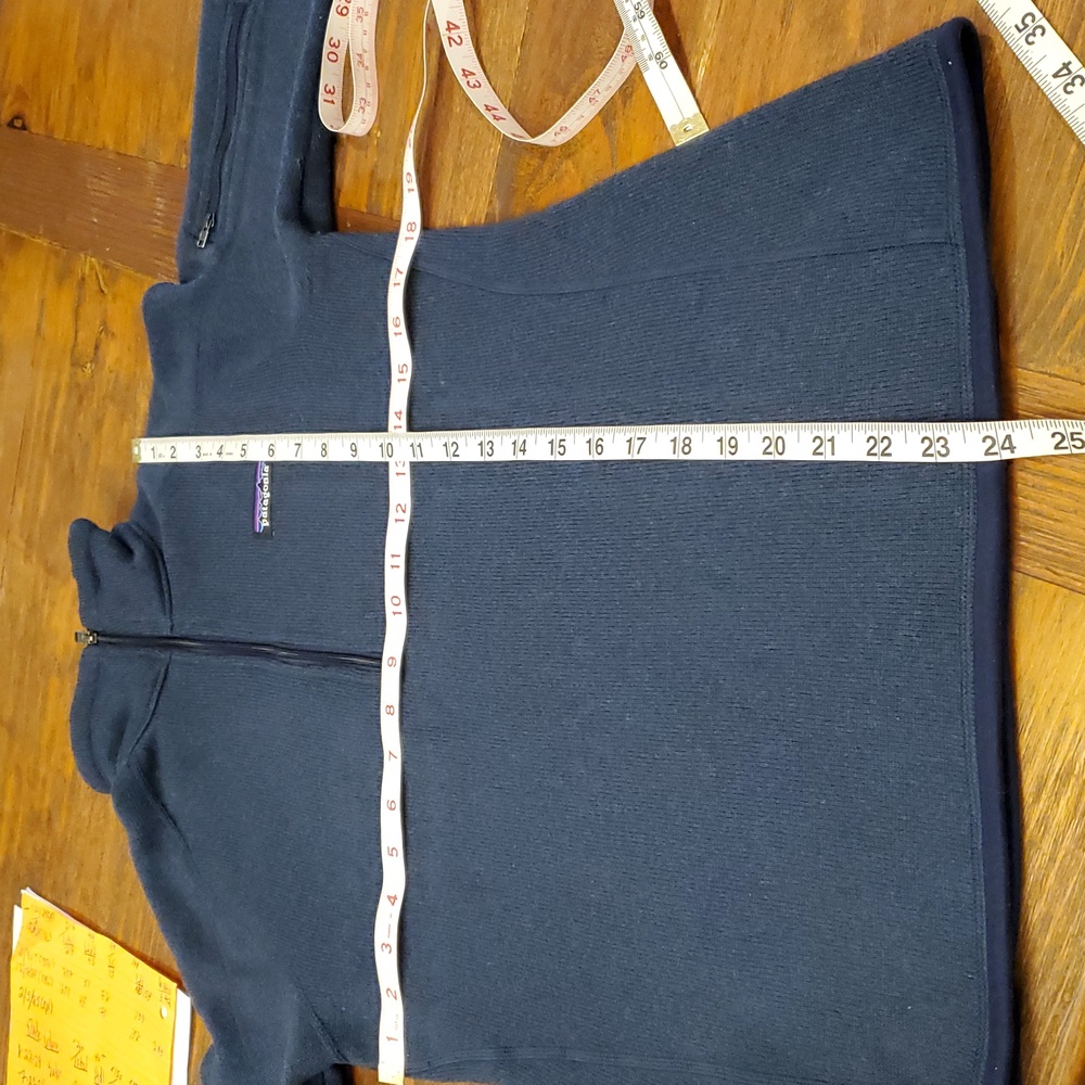 Patagonia Better Sweater Navy Blue Jacket Women Small Quarter Zip Pullover - Picture 11 of 13